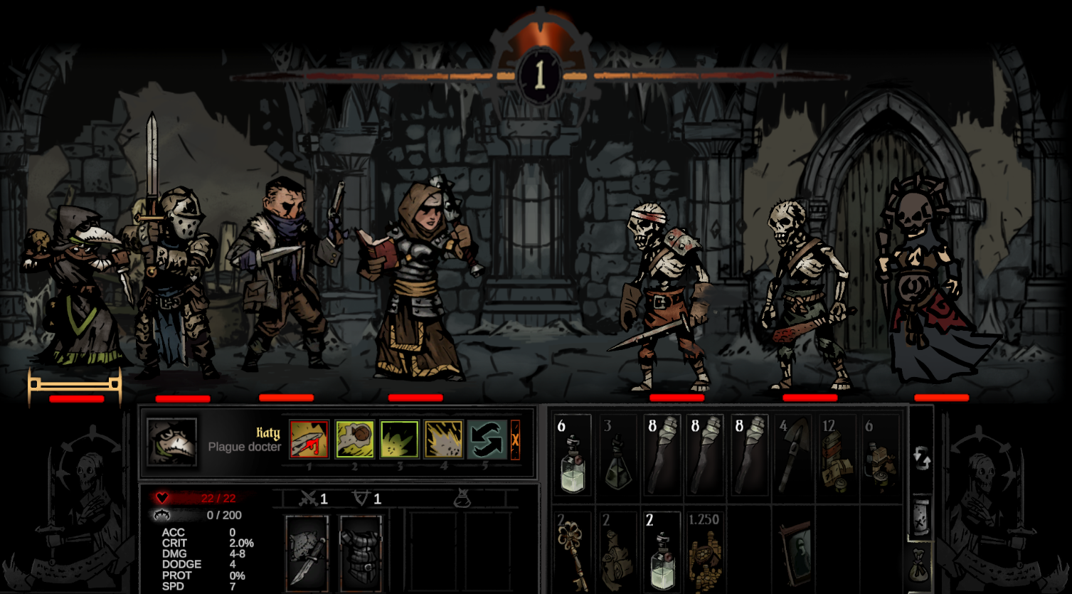 Darkest Dungeon VerticalSlice.